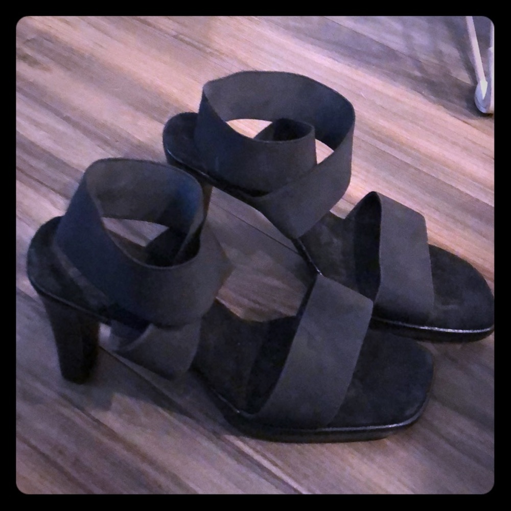 Vivanz black heel sandals